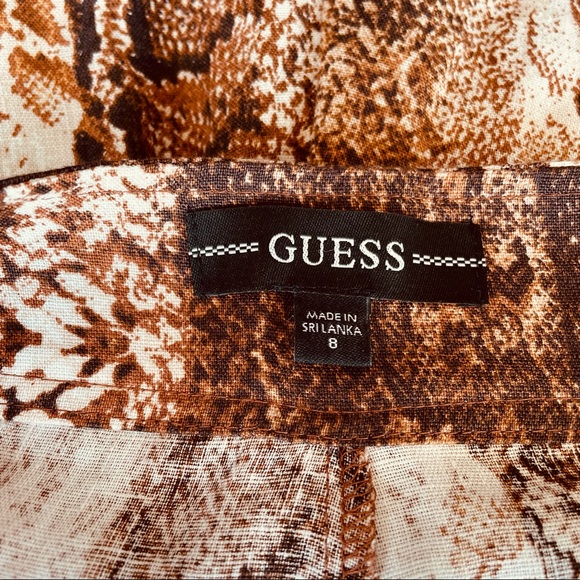 2/$30 Guess x JLO High Waisted Wide Leg Linen Shorts - Picture 4 of 6